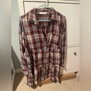 The Loft Plaid Tunic